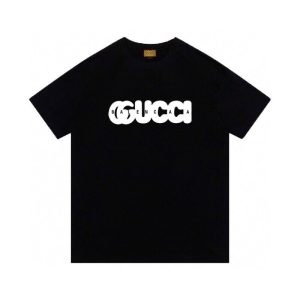 Gucci Replica Clothing For People: Universal Version: Conventional Version: Conventional Fabric Material: Cotton/Cotton Ingredient Content: 91% (Inclusive)¡ª95% (Inclusive) Sleeve Length: Short Sleeve Collar: Crew Neck