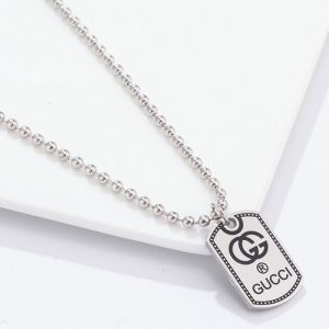Gucci Replica Jewelry Chain Material: Titanium Steel Whether To Bring A Fall: Belt Pendant Whether To Bring A Fall: Belt Pendant Pendant Material: Titanium Steel Pattern: Other Style: Simple Gender: Universal