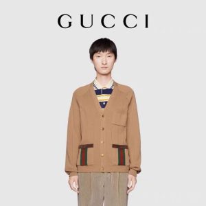 Gucci Replica Clothing Fabric Material: Wool/Wool Ingredient Content: 30% And Below Ingredient Content: 30% And Below Popular Elements / Process: Pocket Clothing Version: Loose Way Of Dressing: Cardigan Combination: Single