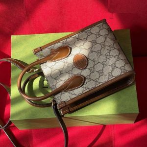 Gucci Replica Bags/Hand Bags Texture: Cowhide Type: Tote Type: Tote Popular Elements: Chain Style: Fashion Closed: Exposure