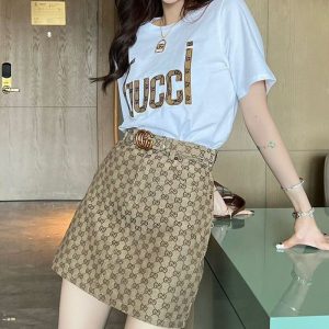 Gucci Replica Clothing Ingredient Content: 91% (Inclusive)¡ª95% (Inclusive) Skirt Type: A-Line Skirt Skirt Type: A-Line Skirt Length: Short Skirt Waistline: Mid Waist Style: Temperament Lady/Lady Popular Elements / Process: Print