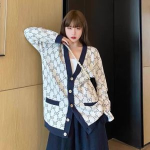 Gucci Replica Clothing Fabric Material: Other Ingredient Content: 51% (Inclusive)¡ª70% (Inclusive) Ingredient Content: 51% (Inclusive)¡ª70% (Inclusive) Style: Simple Commute / Minimalist Clothing Version: Loose Way Of Dressing: Cardigan Combination: Single