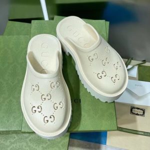 Gucci Replica Shoes/Sneakers/Sleepers Heel Height: High Heels (5Cm-8Cm) Sole Material: Rubber Sole Material: Rubber Closed: Slip On Style: Leisure Craftsmanship: Glued Heel Style: Sponge Cake Base