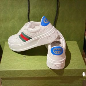 Gucci Replica Shoes/Sneakers/Sleepers Upper Material: The First Layer Of Cowhide (Except Cow Suede) Heel Height: Middle Heel (3Cm-5Cm) Heel Height: Middle Heel (3Cm-5Cm) Sole Material: Rubber Closed: Lace Up Style: Leisure Inner Material: The First Layer Of Cowhide (Except Cow Suede)