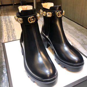 Gucci Replica Shoes/Sneakers/Sleepers Brand: Gucci Upper Material: Microfiber Leather Upper Material: Microfiber Leather Help Tall: Short Barrel Heel Height: High Heels (5Cm-8Cm) Sole Material: Foam Rubber Closed: Velcro