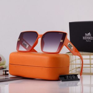 Hermes Replica Sunglasses For People: Female Lens Material: PC Lens Material: PC Functional Use: Anti-Glare
