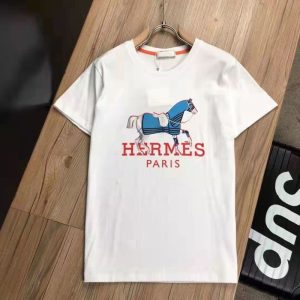 Hermes Replica Men Clothing Fabric Material: Cotton/Cotton Ingredient Content: 81% (Inclusive)¡ª90% (Inclusive) Ingredient Content: 81% (Inclusive)¡ª90% (Inclusive) Collar: Crew Neck Version: Slim Fit Sleeve Length: Short Sleeve Clothing Style Details: Printing