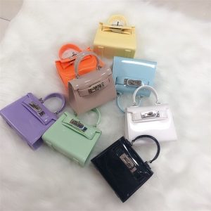 Hermes Replica Bags/Hand Bags Texture: PVC Type: Jelly Bag Type: Jelly Bag Popular Elements: Chain Style: Fashion Closed: Lock