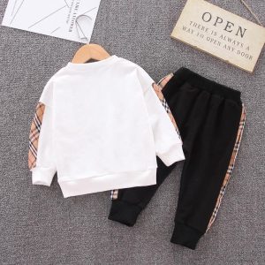 Others Replica Child Clothing Gender: Male Style: Leisure Style: Leisure Set Type: Pants Suit Number Of Kits: Two Piece Set Sleeve Length: Long Sleeves Length: Long