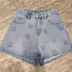 Typ: Hose mit weitem Bein Taille: Hohe Taille Taille: Hohe Taille Länge: Shorts Stil: Einfache Pendler/Koreanische Version Beliebte Elemente: Knopf