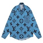 Brand: Louis Vuitton  Fabric Material: Cotton/Cotton  Fabric Material: Cotton/Cotton  Ingredient Content: 81% (Inclusive) - 90% (Inclusive)  Version: Conventional  Collar: Square Collar  Sleeve Length: Long Sleeve