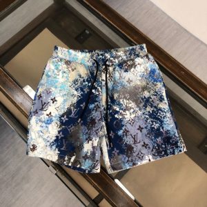 Fabric Material: Other/Polyester (Polyester Fiber)  Ingredient Content: 81% (Inclusive)¡ª90% (Inclusive)  Ingredient Content: 81% (Inclusive)¡ª90% (Inclusive)  Type: Straight Pants  Length: Shorts  Version: Conventional  Style: Leisure  Popular Elements: Printing