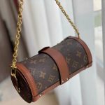 Louis Vuitton Replik-Taschen Textur: PVC Typ: Kleine runde Tasche Beliebte Elemente: Buchstabe Typ: Kleine runde Tasche Stil: Europa und Amerika Geschlossen: Paket Abdeckung Typ