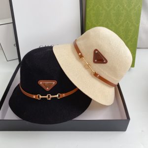 Prada Replica Hats Material: Flax Style: Wild Style: Wild Hat Style: Dome Suitable: Old