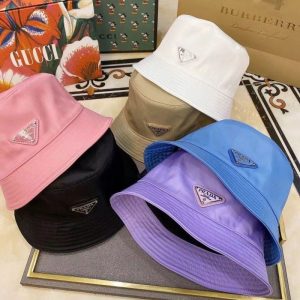 Prada Replica Hats Type: Basin Hat/Bucket Hat For People: Universal For People: Universal Design Details: Suture Pattern: Letter Applicable Scene: Outing
