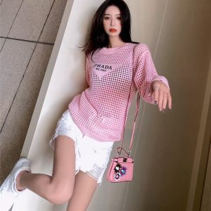 Prada Replica Clothing Ingredient Content: 91% (Inclusive)¡ª95% (Inclusive) Style: Simple Commuting Style: Simple Commuting Popular Elements / Process: Embroidered Clothing Version: Loose Way Of Dressing: Pullover Combination: Single