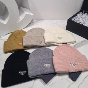 Prada Replica Hats Type: Sweater/Knitted Hat For People: Universal For People: Universal Pattern: Letter
