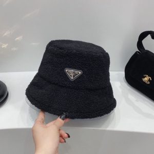 Prada Replica Hats Fabric Commonly Known As: Wool Blend Type: Basin Hat/Fisherman Hat Type: Basin Hat/Fisherman Hat For People: Universal Design Details: Rivet Pattern: Solid Color