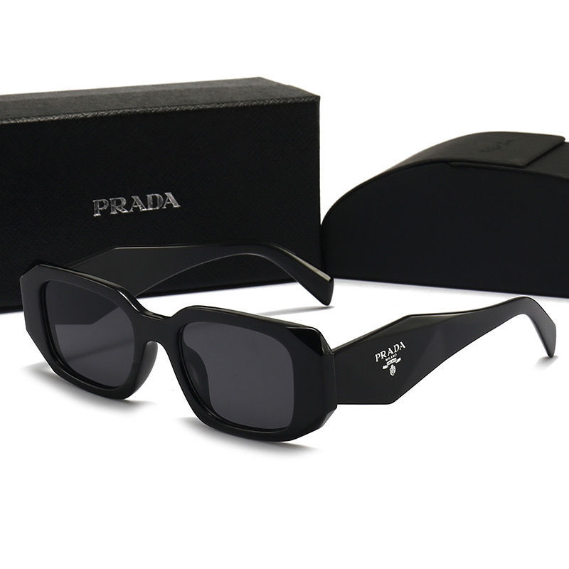 Prada Replica Sunglasses For People: Universal Lens Material: Resin Lens Material: Resin Frame Shape: Aviator Style: Classic Frame Material: Resin Functional Use: Outdoor