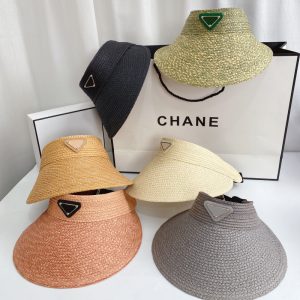 Prada Replica Hats Material: Straw Style: Wild Style: Wild Pattern: Letter Hat Style: No Top Suitable: Couples