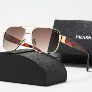 Prada Replica Sunglasses For People: Men Lens Material: Resin Lens Material: Resin Frame Shape: Rectangle Style: Business Frame Material: Metal Functional Use: Other