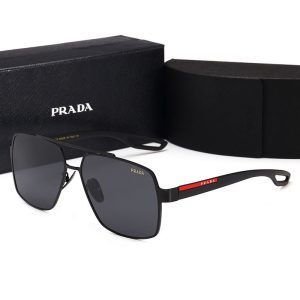 Prada Replica Sunglasses For People: Universal Lens Material: Resin Lens Material: Resin Frame Shape: Square Style: Leisure Frame Material: TR Functional Use: Polarized Light