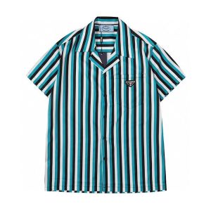 Prada Replica Men Clothing Fabric Material: Other/Other Version: Loose Version: Loose Sleeve Length: Short Sleeve Clothing Style Details: Pockets