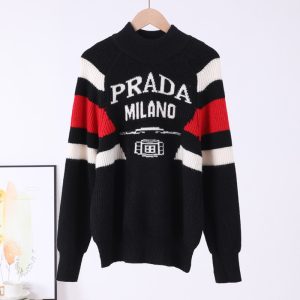 Prada Replica Clothing Material: Chemical Fiber Blend Main Fabric Composition: Acrylic Fibers Main Fabric Composition: Acrylic Fibers Main Fabric Composition 2: Acrylic Fibers Pattern: Letter Yarn Thickness: Ordinary Wool Thickness: Moderate