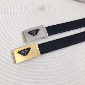 Prada Replica Belts Main Material: Top Layer Cowhide Buckle Material: Stainless Steel Buckle Material: Stainless Steel Gender: Men Type: Girdle Belt Buckle Style: Hook Up Body Element: Embossed