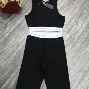 Prada Replica Clothing Style: Temperament Ladies/Ins Wind Popular Elements: Solid Color Popular Elements: Solid Color Type: Pants Suit Sleeve Length: Sleeveless Fabric Material: Cotton/Cotton Ingredient Content: 91% (Inclusive)¡ª95% (Inclusive)