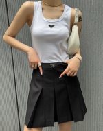 Prada Replica Clothing Style: Sweet Pattern: Solid Color Pattern: Solid Color Material: Cotton Main Fabric Composition: Cotton Main Fabric Composition 2: Polyester Fiber (Polyester) Skirt Type: A-Line Skirt