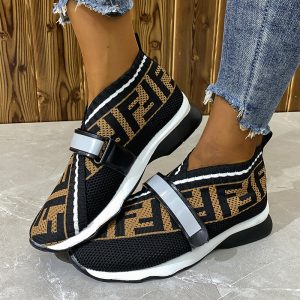 Fendi Replica Shoes/Sneakers/Sleepers Upper Material: Fly Weaving Toe: Round Toe Toe: Round Toe Heel Height: Low Heel (1-3CM) Sole Material: Rubber Heel Shape: Thick Sole Lining Material: Net