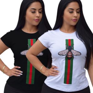 Gucci Replica Clothing Material: Chemical Fiber Blend Main Fabric Composition: Polyester Fiber (Polyester) Main Fabric Composition: Polyester Fiber (Polyester) Material Ingredients: 71%-80% Pattern: Printing Sleeve Length: Short Sleeve Version: Slim-Type