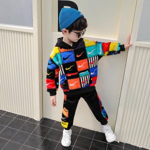 Others Replica Child Clothing Set Type: Pants Suit Number Of Kits: Two Piece Set Number Of Kits: Two Piece Set Sleeve Length: Long Sleeves Length: Long Thickness: Thicken Pattern: Letter