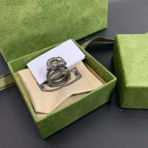 Gucci Replica Jewelry Ring Material: 925 Silver Mosaic Material: 925 Silver Mosaic Material: 925 Silver Style: Vintage Gender: Universal