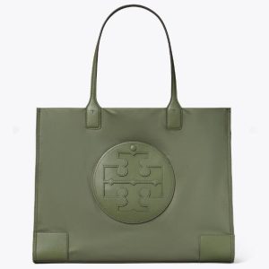 Tory Burch Bags/Hand Bags Brand: Tory Burch Texture: Nylon Texture: Nylon Type: Tote Popular Elements: Contrasting Colors Style: Vintage Closed: Exposure