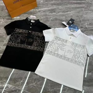 Versace Replica Men Clothing Brand: Versace Fabric Material: Other/Other Fabric Material: Other/Other Version: Conventional Sleeve Length: Short Sleeve Clothing Style Details: Printing