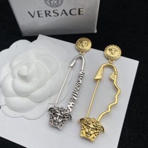 Versace Replica Jewelry Ear Piercing Material: 925 Silver Mosaic Material: Other Mosaic Material: Other Type: Earrings Pattern: Other Style: Punk Craft: Plating