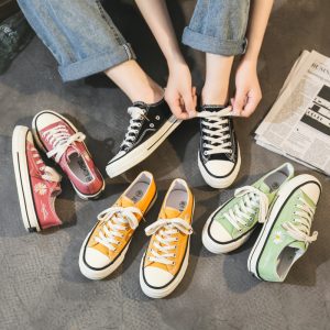 Others Replica Shoes/Sneakers/Sleepers Sole Material: TPR Gender: Female Gender: Female Upper Height: Low Top Pattern: Floral Lining Material: Cloth Heel Shape: Flat Heel