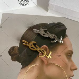 YSL Replica Jewelry Material: Alloy Hair Accessory Type: Hairpin Hair Accessory Type: Hairpin Pattern: Solid Color