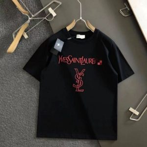 YSL Replica Men Clothing Fabric Material: Cotton/Cotton Ingredient Content: 91% (Inclusive) - 95% (Inclusive) Ingredient Content: 91% (Inclusive) - 95% (Inclusive) Collar: Round Neck Version: Conventional Sleeve Length: Short Sleeve Clothing Style Details: Printing