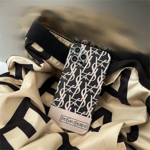 YSL Replica Iphone Case Applicable Brands: Apple/ Apple Protective Cover Texture: Soft Glue Protective Cover Texture: Soft Glue Type: All-Inclusive Popular Elements: Text