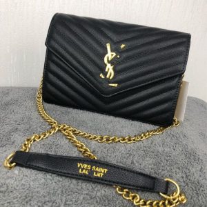 YSL Replica Bags/Hand Bags Texture: PU Size: 23*7*15cm Size: 23*7*15cm Popular Elements: Chain Style: Fashion Closed: Package Cover Type
