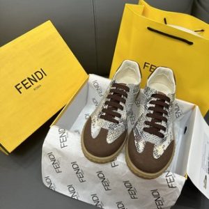 New Fendi training shoes genuine leather lining