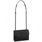 Knockoff Louis Vuitton falso LV All Black Mylockme BB Borsa M55848 BLV777. L'edizione tagliente Monochrome del Mylockme BB mette in evidenza la borsa?