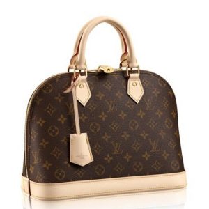 Knockoff Louis Vuitton fake LV Alma PM Bag Monogram Canvas M53151 BLV312. The most structured of the iconic Louis Vuitton handbags. The original was the creation of Gaston Vuitton