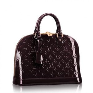 Knockoff Louis Vuitton falso LV Alma PM Borsa Monogram Vernis M91611 BLV610. EfFortly elegante