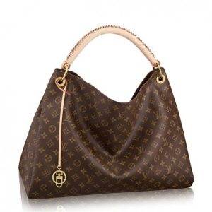 Knockoff Louis Vuitton fake LV Artsy GM Bag Monogram Canvas M40259 BLV406. The Artsy GM uses Louis Vuitton s most supple Monogram canvas to capture the essence of bohemian chic. A luxuriously ornate handcrafted leather handle gives this generous tote a refined appeal.