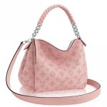 Knockoff Louis Vuitton falso LV Babylone Cadena BB Mahina Cuero M51219 BLV263. Con sus elegantes pliegues y su discreta firma LV en el sofisticado cuero perForado