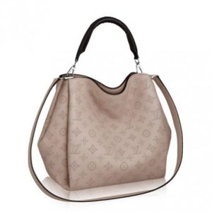 Knockoff Louis Vuitton fake LV Babylone PM Bag Mahina Leather M50032 BLV265. With the Babylone bag
